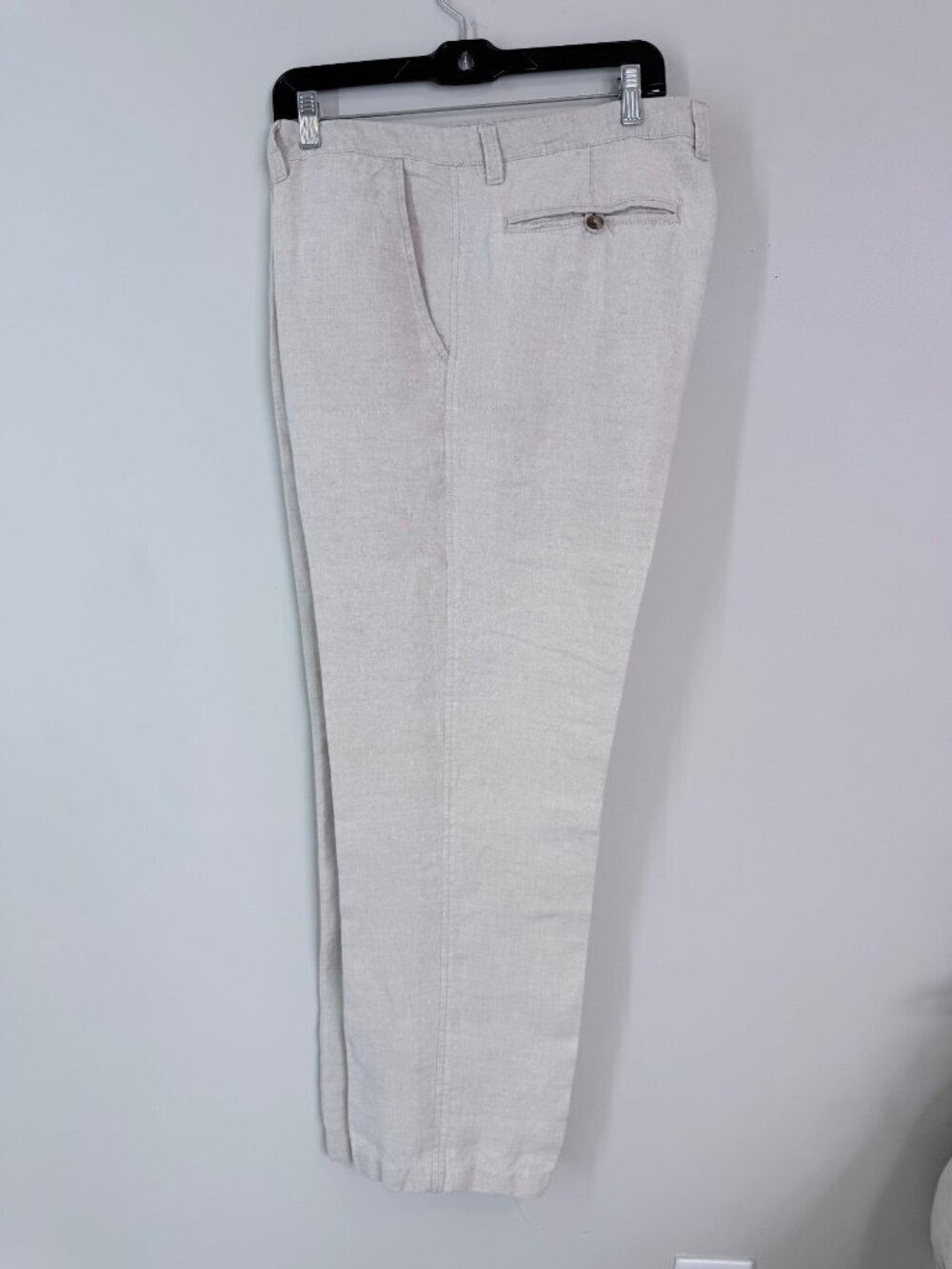 Old Navy Mens100% Linen Beige Pants Size 36x34 Lightweight Casual Wear - Picture 6 of 9